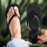Womens Flip Flops Arch Support Comfortable Yoga Mat Cushion Slip on Walking Thong Sandals