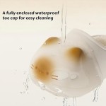 2026 Cat Paws Footprints Fluffy Plush Fleece Height Increase Slippers - Cute Animal Ultra-Thick Slipper with Paw Print