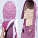 Yilia Orthopedic Shoes for Women, Women Wide Width Breathable Walking Comfortable Slip on Sneakers, Non Slip Food Service Lightweight Sneaker, Nurse Shoes Arch Support Sneakers