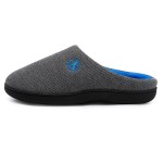 Men's and Women's Knit Memory Foam Slippers Warm House Shoes