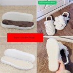 Crystal Sole DIY Hand Crochet Sole Material(Brown,44)