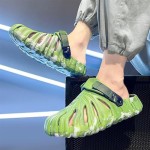 Monstera Slippers, Variegated Monstera Shoes, Non-Slip Soft Lightweight Bathroom Slides Unisex